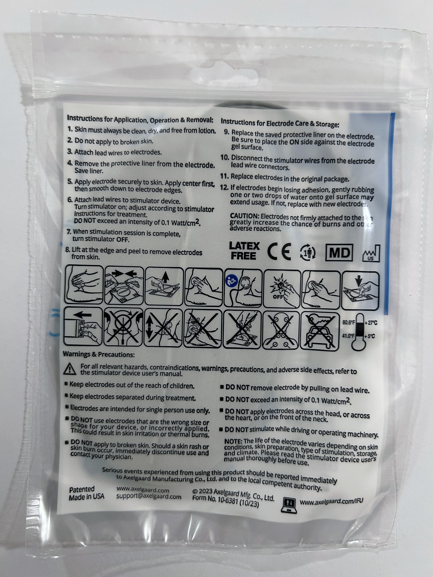 Axelgaard PALS® oval 3" x 5" (7.5cm x 13cm) 2pcs - Image 5